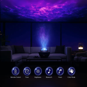 Lámpara Proyector LED de Olas 3D 🌊