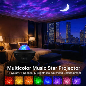 Lámpara Proyector LED de Olas 3D 🌊