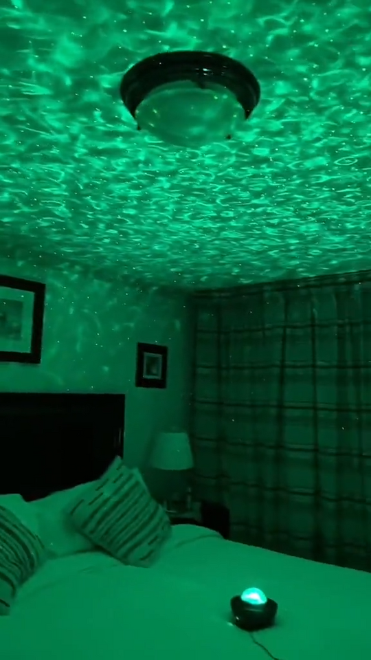 Lámpara Proyector LED de Olas 3D 🌊